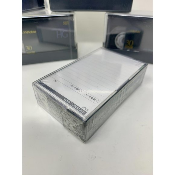 5 Victor HG 30 Blank VHS-C Cassette Tapes New - Picture 2 of 3